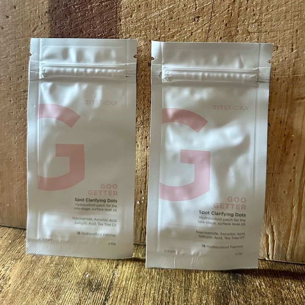 2 Packets Zitsticka Goo Getter Spot Clarifying Dots 36 patches NWOB